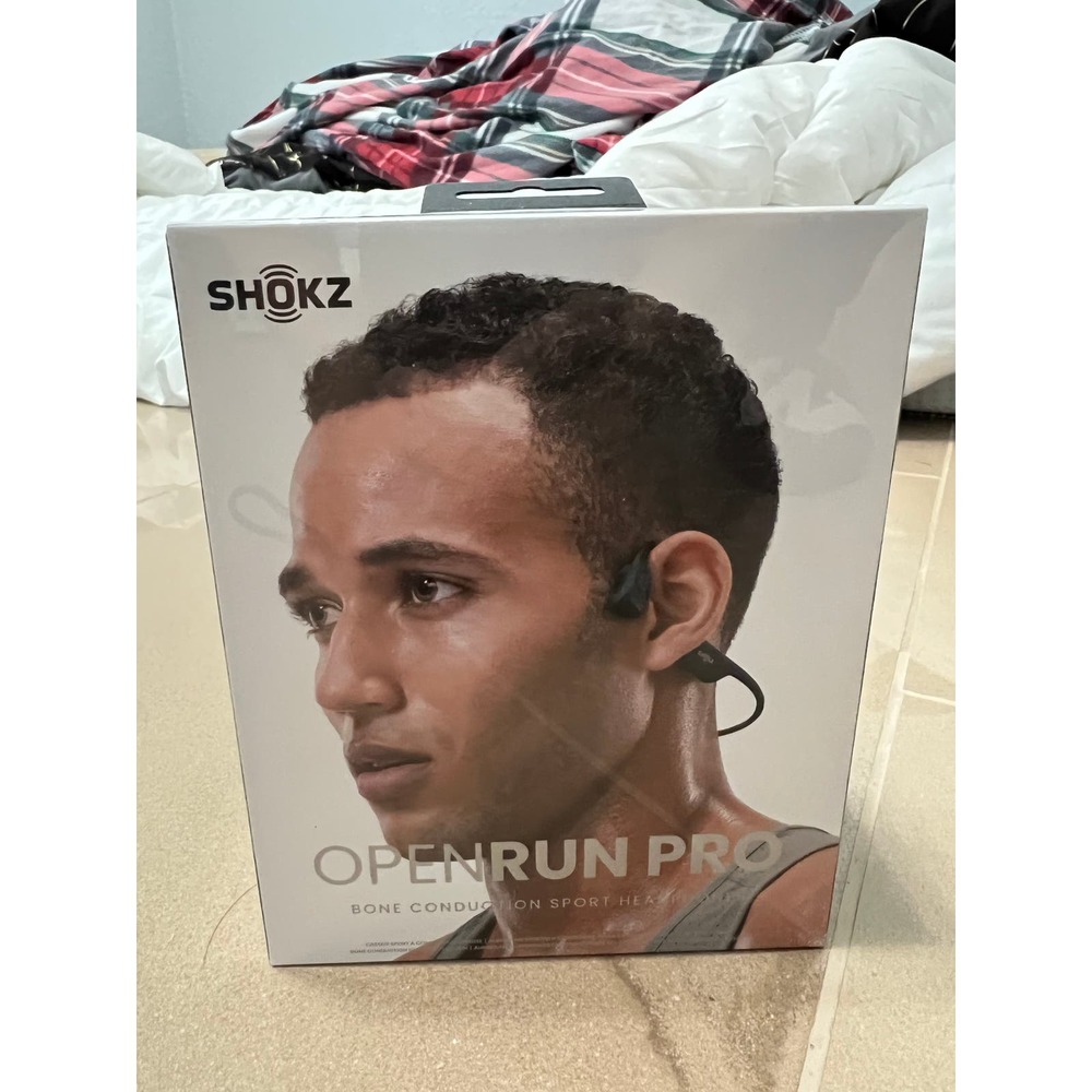 SHOKZ OpenRun Pro Bluetooth Sport Headphones - Sweat Resistant, Wireless, Mic